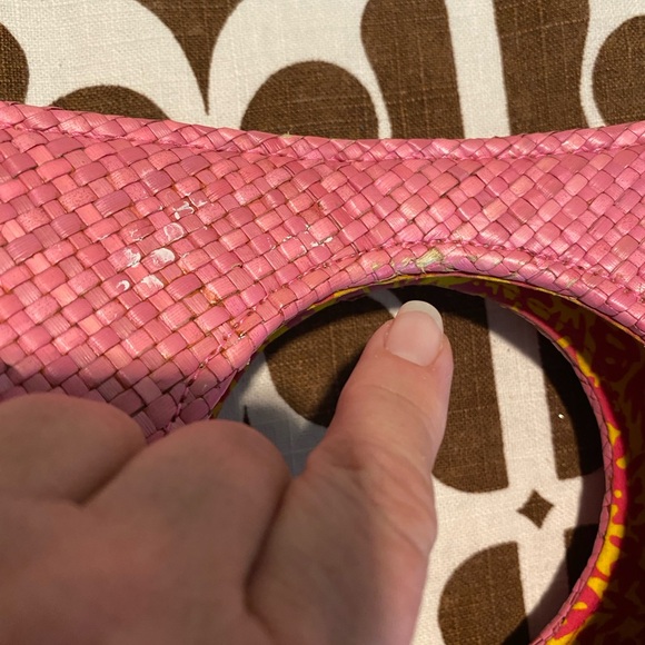 Putu by J. Maclear handbag. Pink Handmade of Natural fiber. EUC - Picture 9 of 12